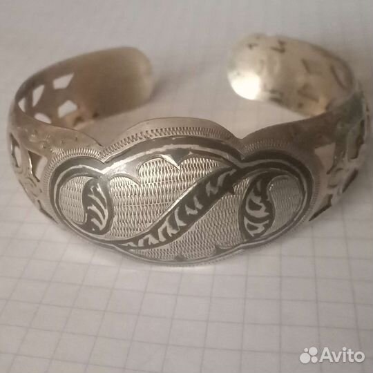 Серебряный браслет Кубачи СССР