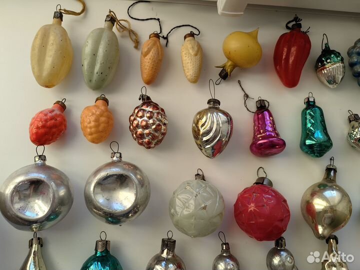 Новогодние елочные игрушки на елку СССР