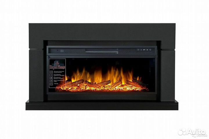 Широкие электрические камины. Рассрочка. Омск