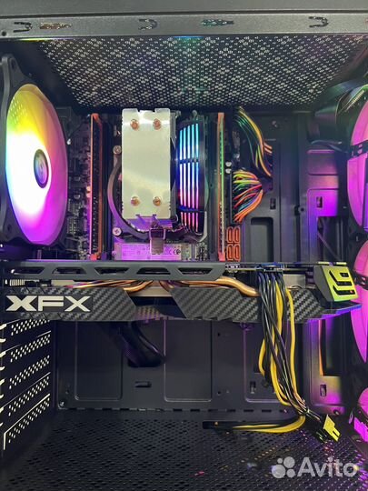 Игровой пк Xeon E5-2650v4/RX580 8Gb/16Gb/SSD M2
