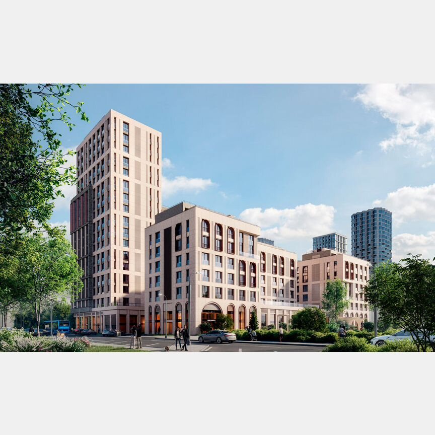 1-к. квартира, 39 м², 10/19 эт.