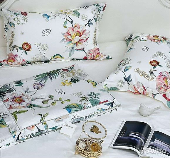 Постельное бельё с одеялом Евро Блюмарине