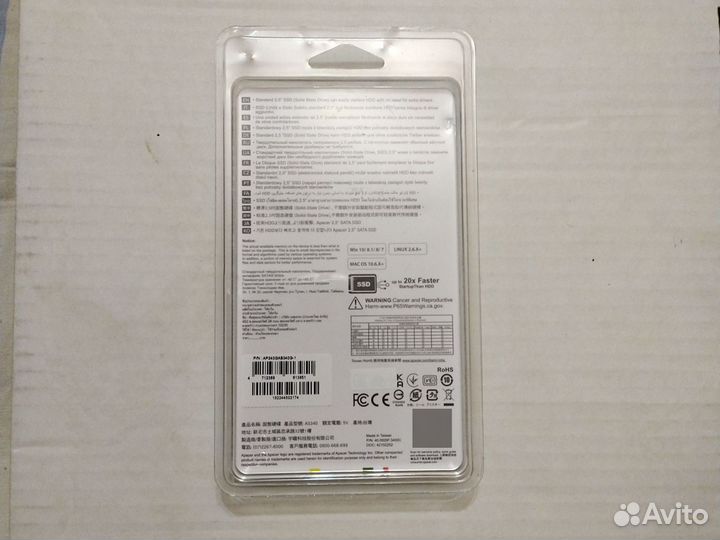 Жесткий диск SSD Apacer Panther 240 Gb (Taiwan)