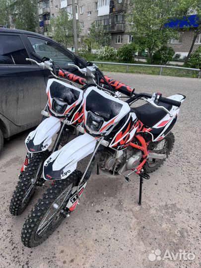 Продам 2 Питбайка kayo basic TT140EM 17/14 KRZ