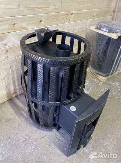 Чугунная печь для бани Березка