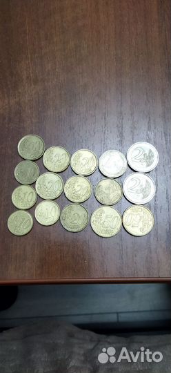 Монеты центы европы