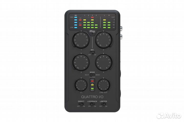 IK Multimedia iRIG Pro quattro-IN