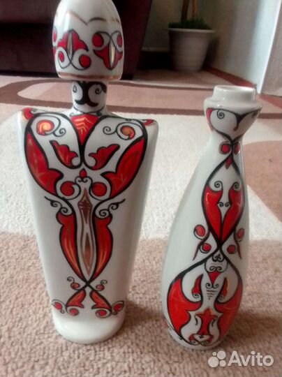 Штофы и графины СССР фарфор