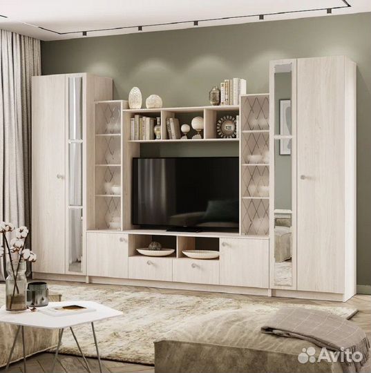 Стенка в гостиную 3,4 м со шкафами
