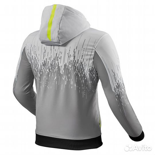 Rev'it Quantum 2 WB Jacket Light grey-neon yellow