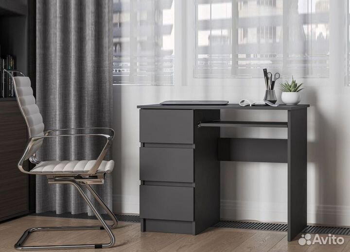 Стол новый офисный мс-6 Графит