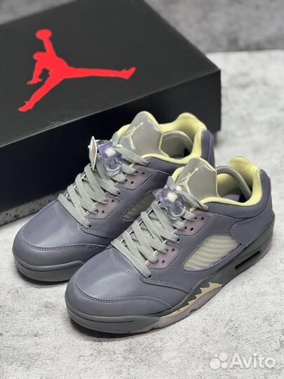 Кроссовки Nike PSG x Air Jordan 5 Low (Арт.71078)