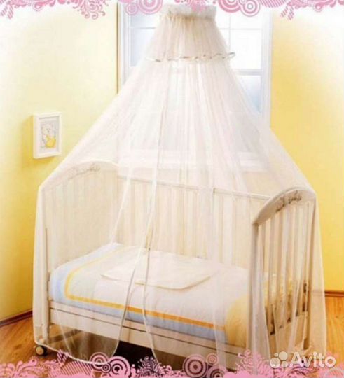 Балдахин в кроватку Feretti с держателем