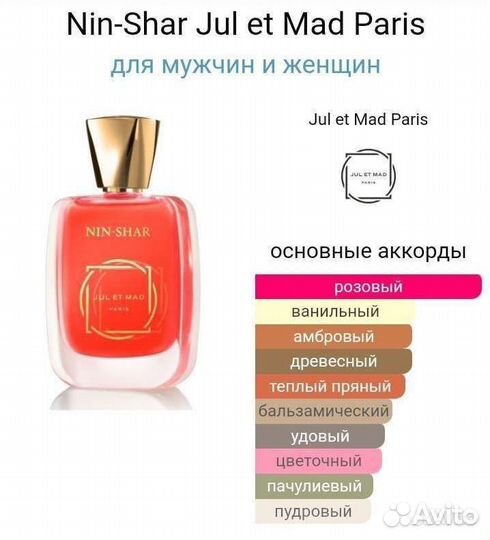 Духи 4 вида Италия и Франция/ в распив