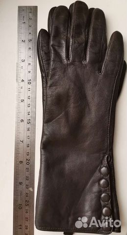 Перчатки коричневые р 6,5