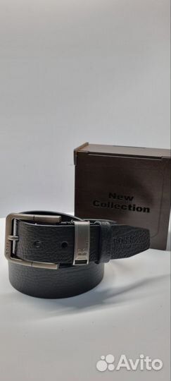 Мужской кожаный брендовый ремень