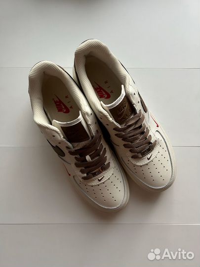 Кроссовки мужские nike air force 1 low beige 41-45