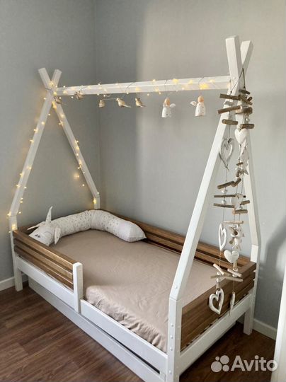 Детская кровать домик вигвам