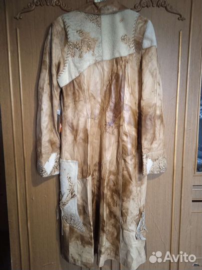 Кожаный френч