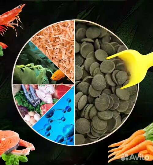 Корм для сомов Sanzhi Xiaoyu benthic fish, 600 мл