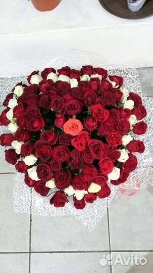 Цветы розы букет