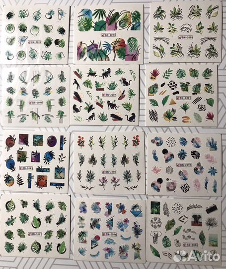 Наклейки на ногти новые
