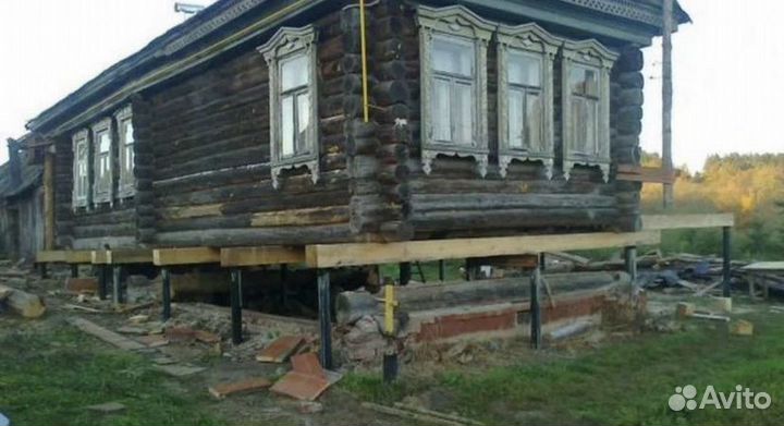 Сторители и замена венцов деревянных домов