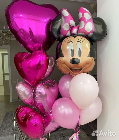 Воздушные шарики Минни маус доставка