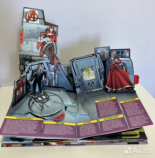 Marvel Super Heroes Супер Герои Марвел Книга 3D