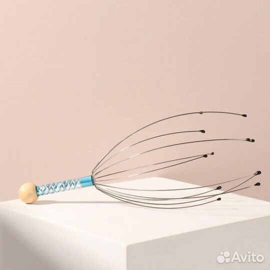 Массажёр «Счастье» для головы, цвет микс