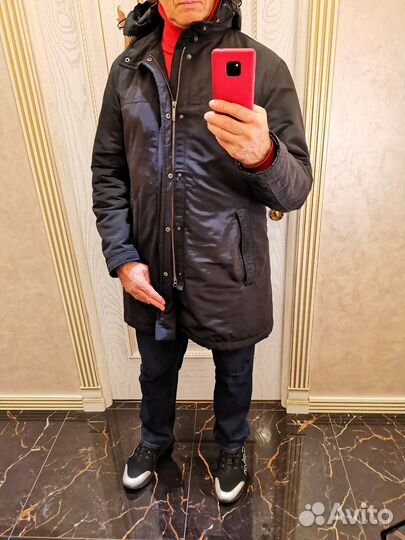 Pal zileri пуховик парка куртка р48-50-52