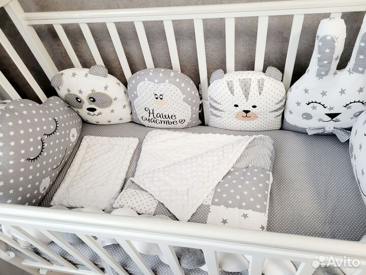 Бортики в детскую кроватку