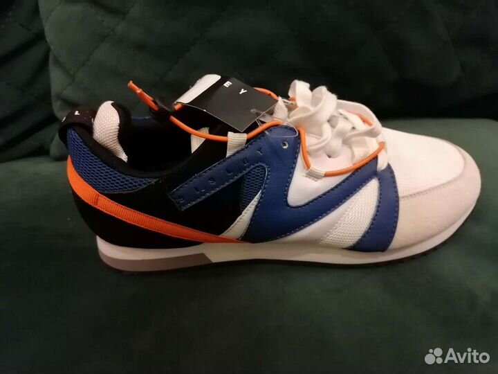 Sisley новые итальянские кроссовки кожа унисекс