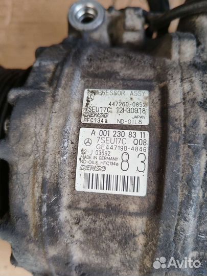 Компрессор кондиционера на Мерседес 164