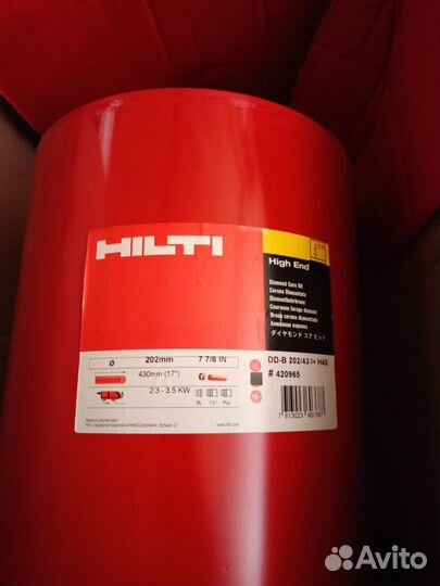 Алмазные буровые коронок и модуль hilti (Хилти)