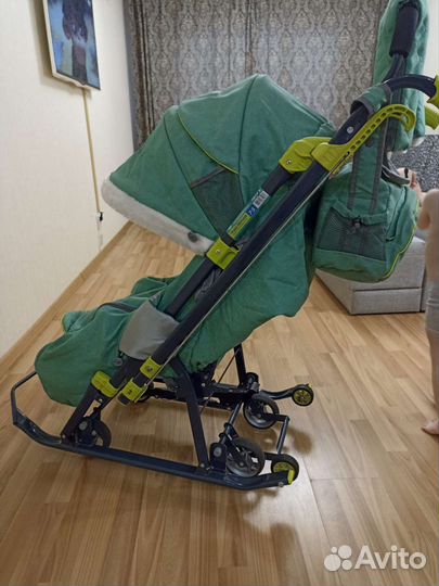 Санки коляска nika