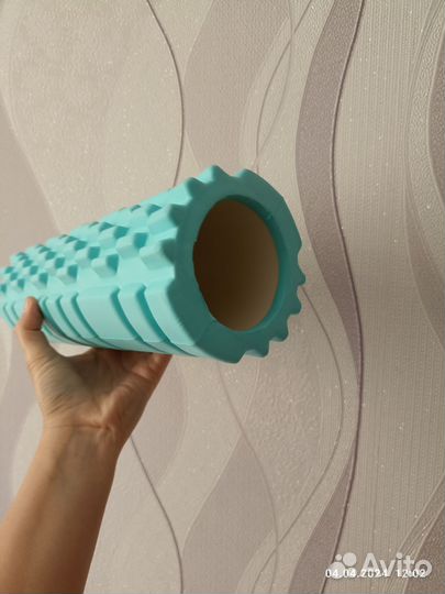 Ролл для МФР 30*9 голубой рифленый