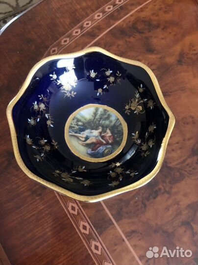 Фарфоровая вазочка Англия ручной работ