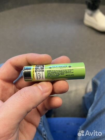 Акб liitokaka 18650 3400 3.7v