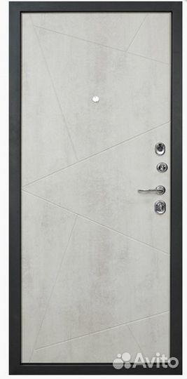 Входная дверь Волга - Бункер Стоун Серый камень/ б