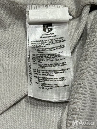 U.S polo assn zip hoodie оригинал