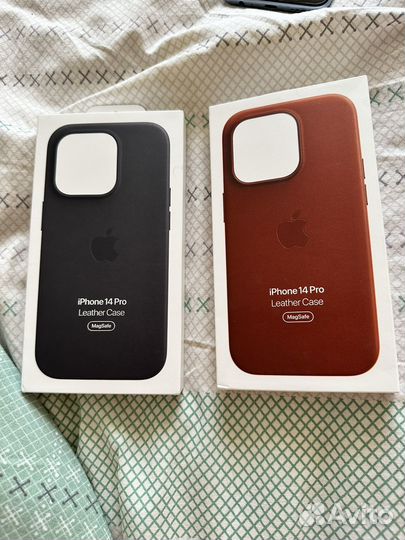 Кожаный чехол для iPhone 14 Pro