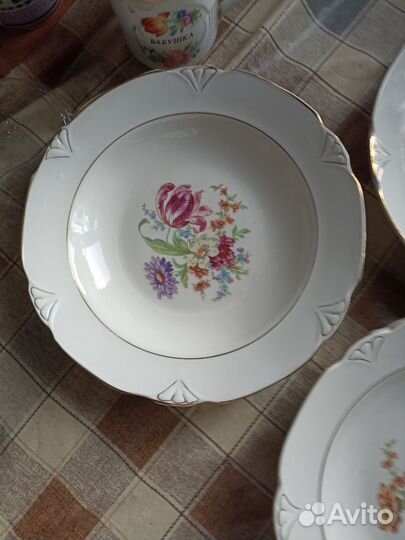 Тарелки суповые глубокие СССР п з