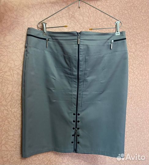 Юбка серая