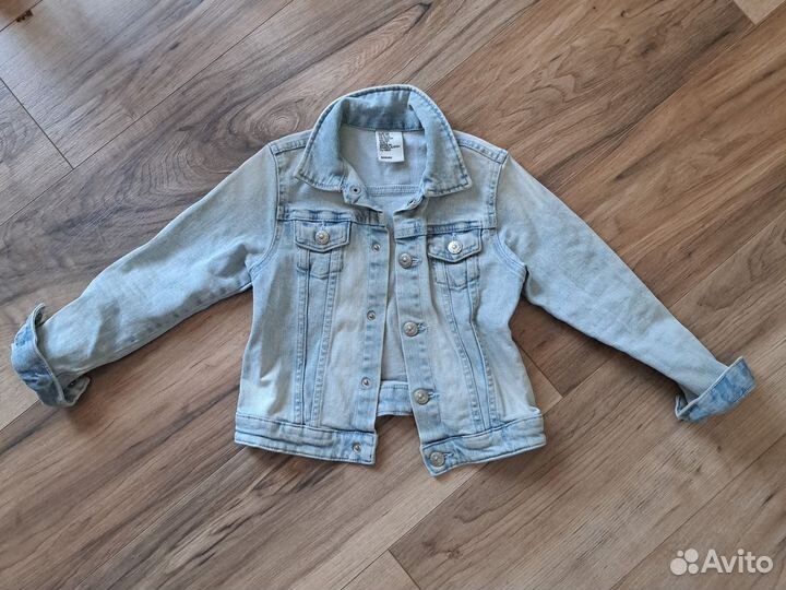 Джинсовая куртка для девочки 122