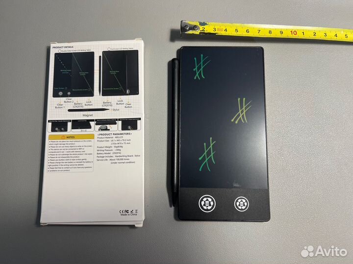 Двусторонниый графический планшет 6.5 и 6.0