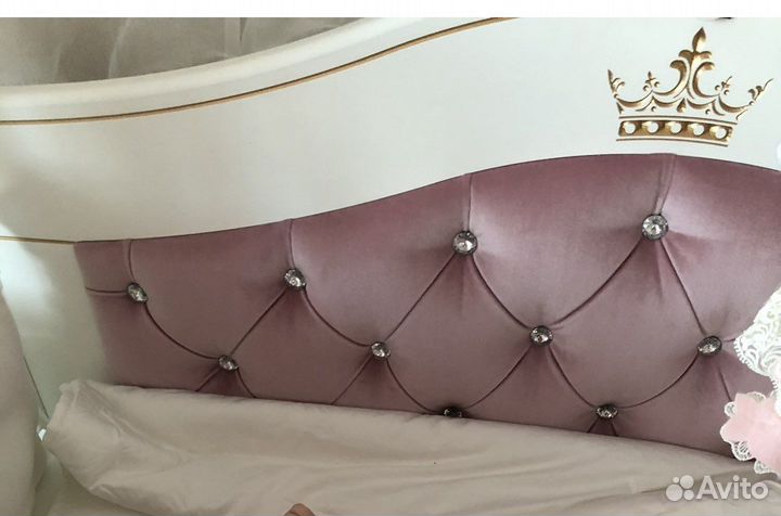 Кроватка Гандылян с маятником+ бортики и балдахин