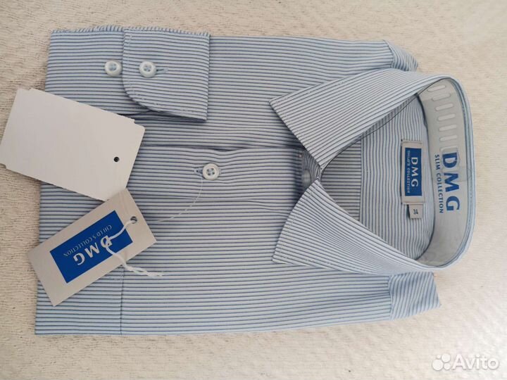 Рубашка новая,на мальчика, 140