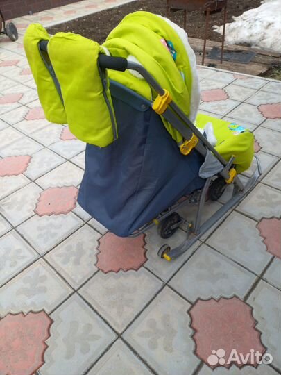 Детские санки коляска бу