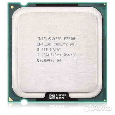 Процессор Intel E7500 (LGA775)